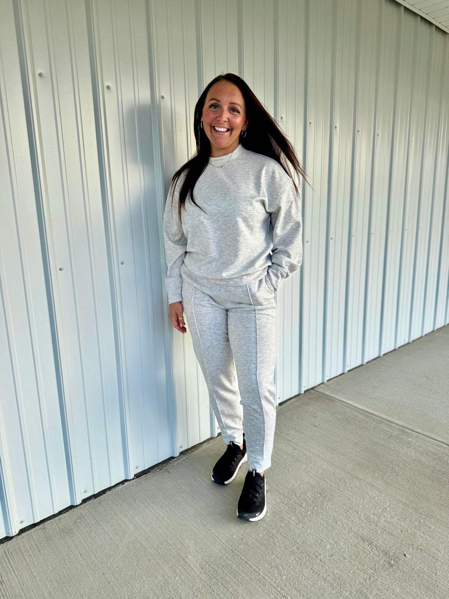 Scuba Mock Neck Pullover & Jogger Set