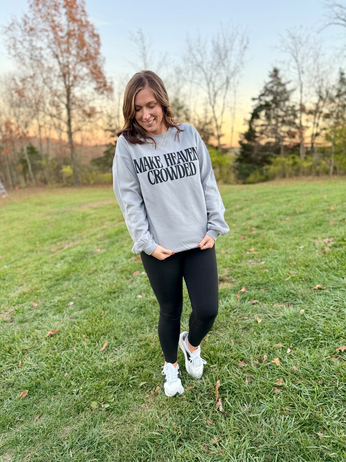 Make Heaven Crowded Puff Print Sweatshirt