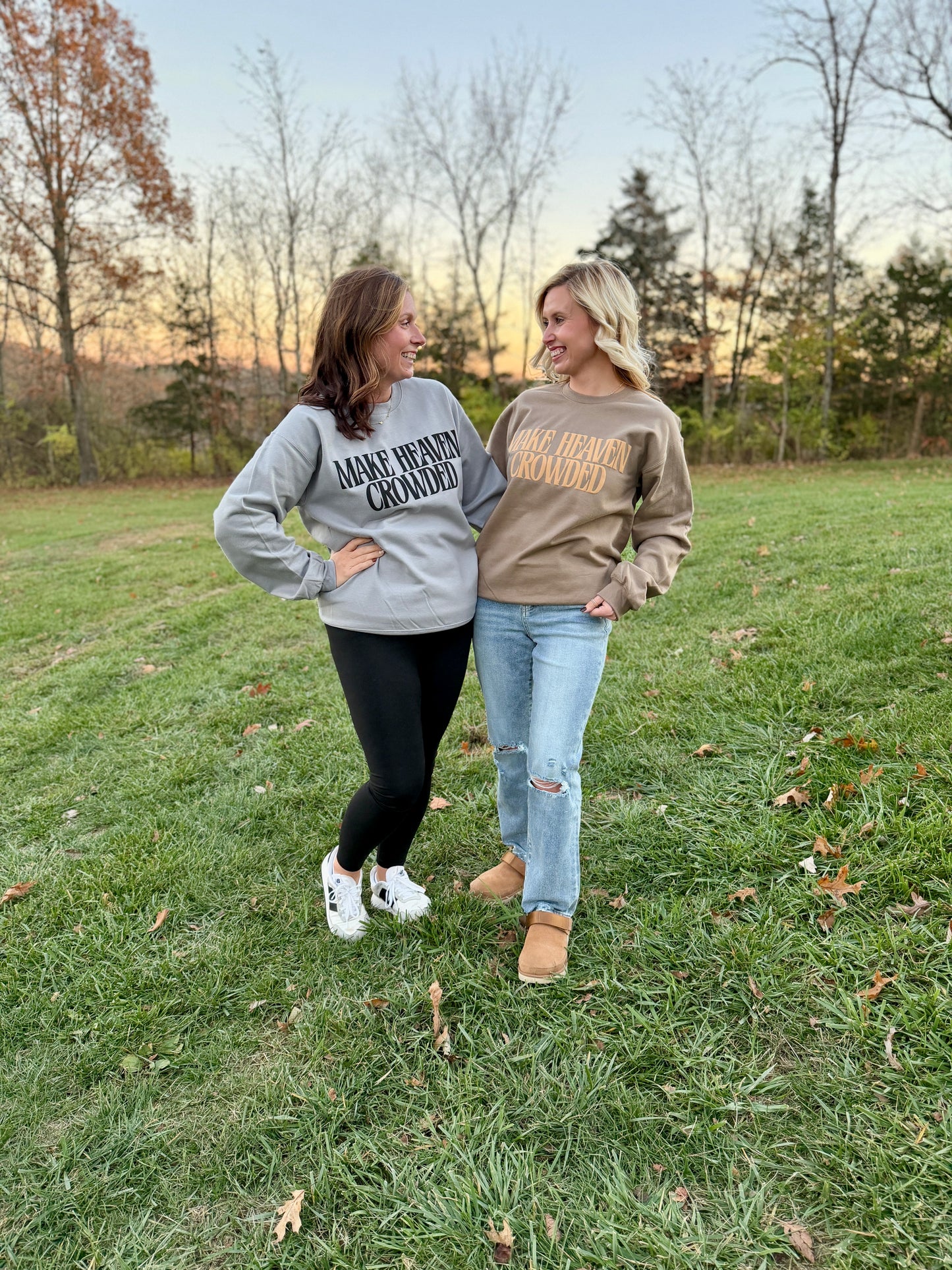 Make Heaven Crowded Puff Print Sweatshirt