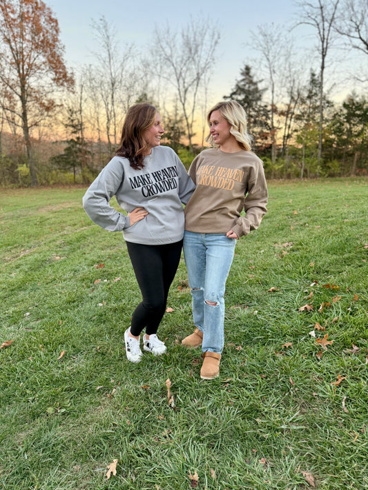 Make Heaven Crowded Puff Print Sweatshirt