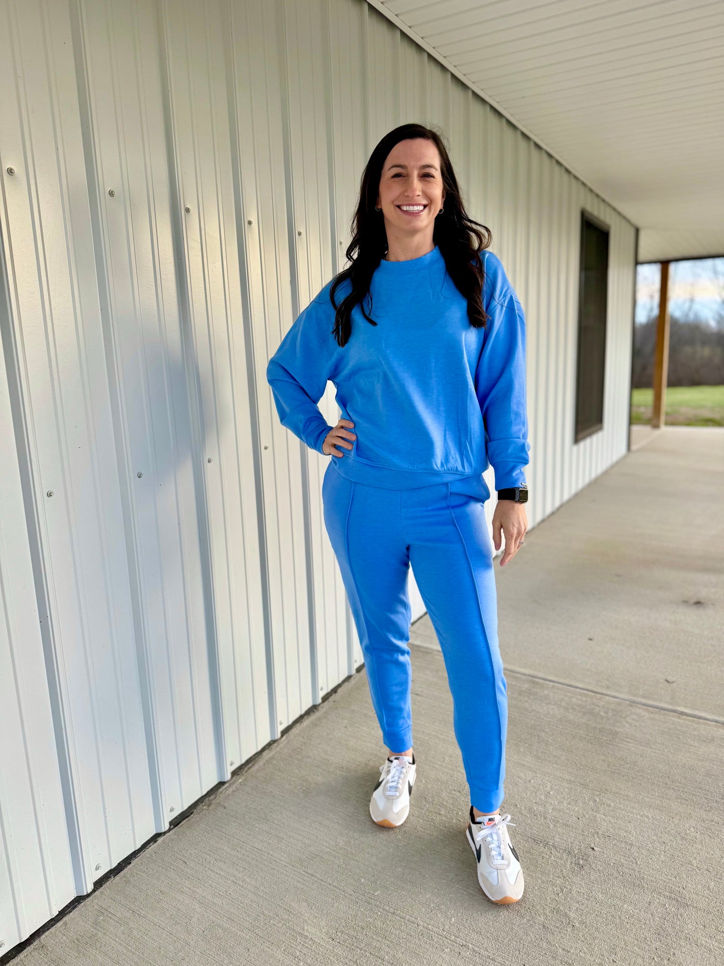 Scuba Mock Neck Pullover & Jogger Set