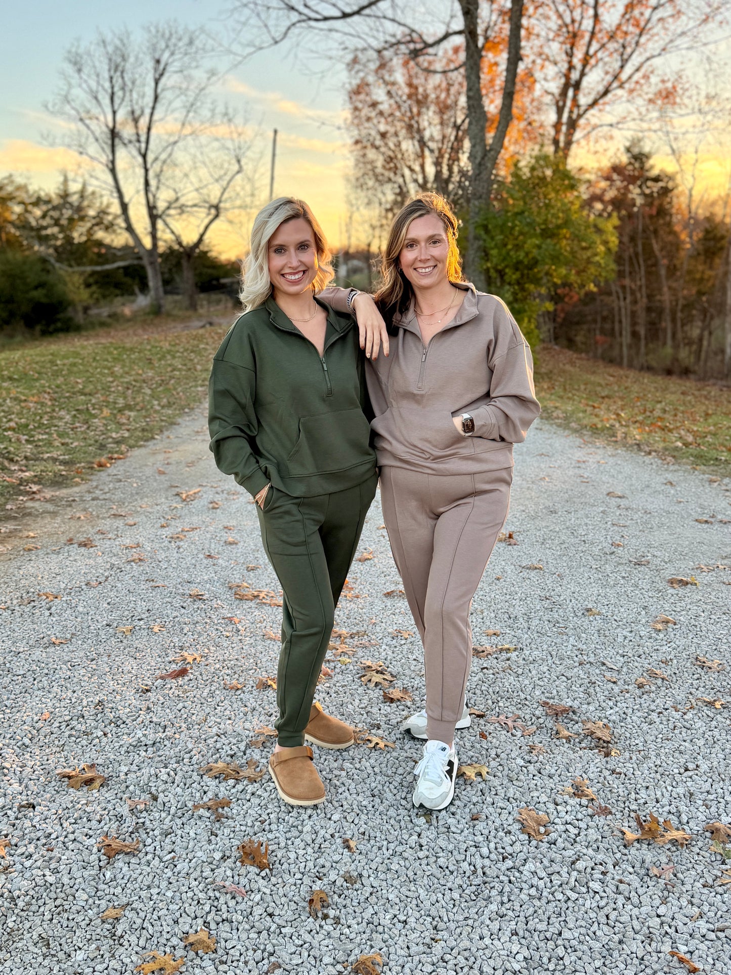 Scuba Half-Zip Sweatshirt & Jogger Set