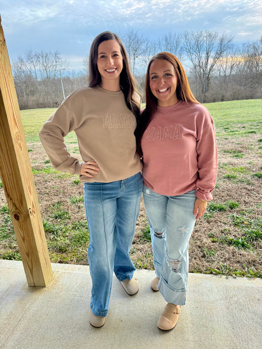Embroidered MAMA Sweatshirt